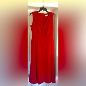CALVIN KLEIN RED DRESS SIZE 6
